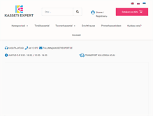 Tablet Screenshot of kassetiexpert.ee
